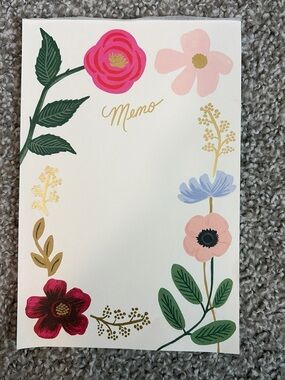 Rifle Paper Co. floral memo pad